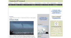 Desktop Screenshot of gazzettadiverona.it